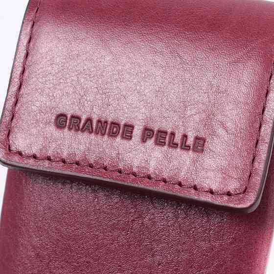 Ключниця для жінок у вигляді футляра з натуральної шкіри GRANDE PELLE 22572 Бордовий Київ