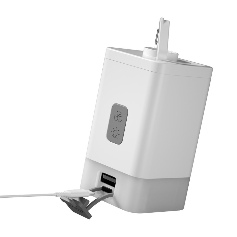 Насос-ліхтар-powerbank кемпінговий Flextail Max Pump 2 Plus, білий Київ - фото 11