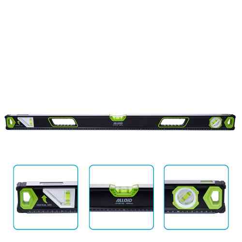 Alloid Pro. Рівень будівельний 100см, 3 капсули з магнітом та боковим вікном Одеса