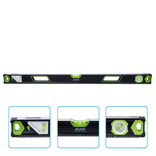 Alloid Pro. Рівень будівельний 100см, 3 капсули з магнітом та боковим вікном Одеса - фото 1