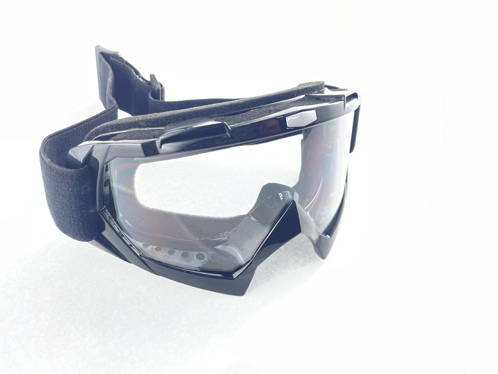 Очки кроссовые (mod:MJ-1015, черный, прозрачное стекло) Мукачево - изображение 1