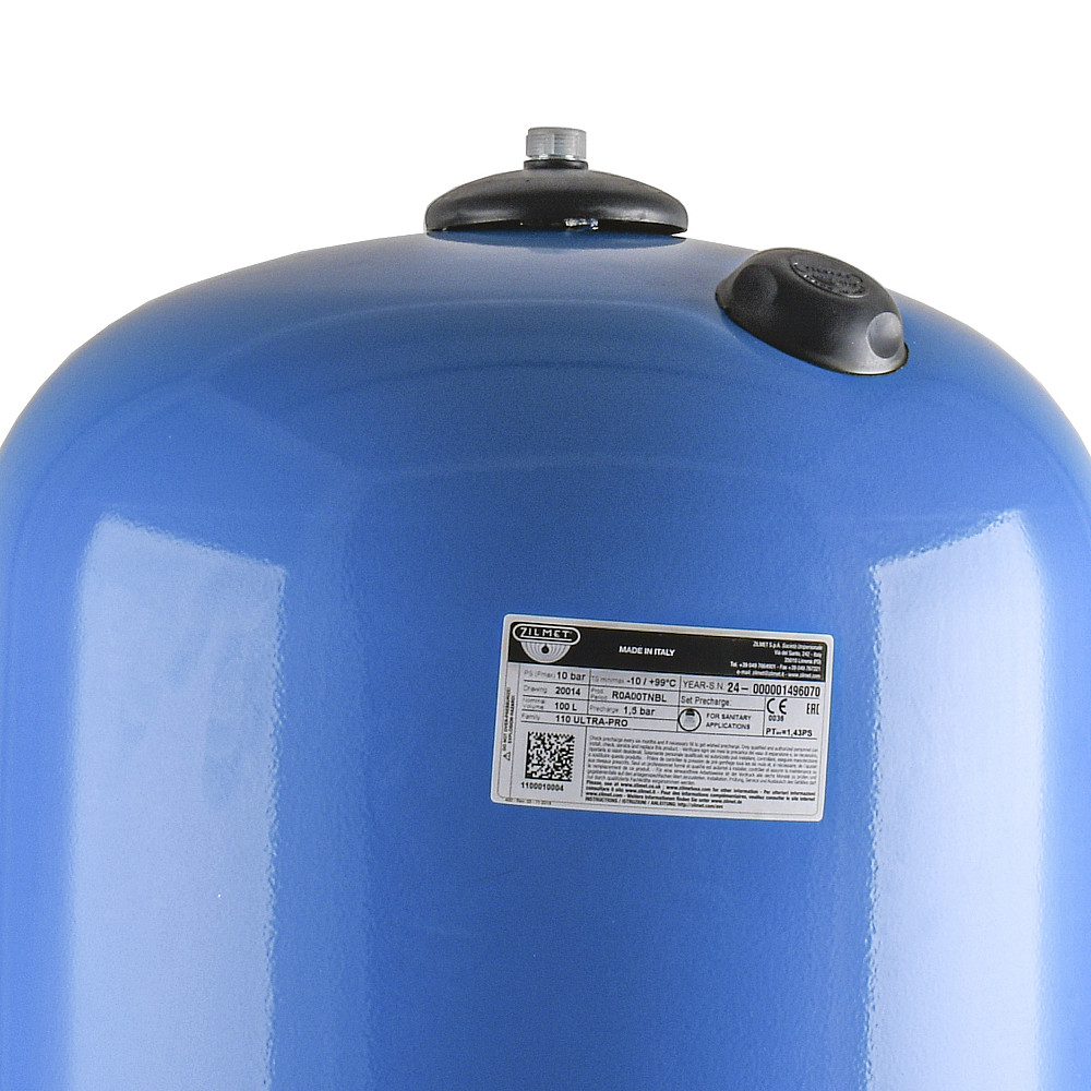 Гідроакумулятор  100л Zilmet ultra-pro 10bar  верт ( 1100010004 ) Тернопіль - фото 5