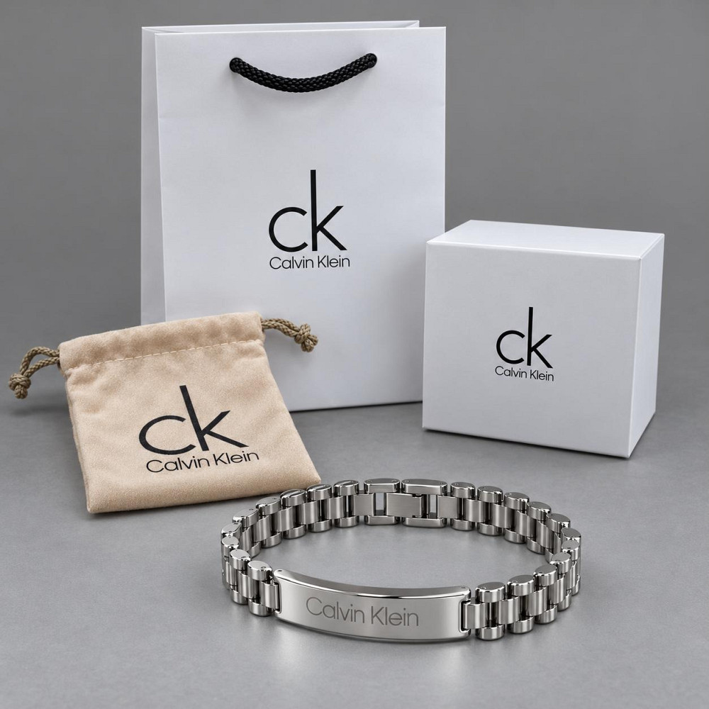 Мужской браслет на руку Calvin Klein из нержавеющей стали (30119) Киев - изображение 4