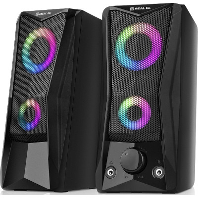 Акустична система REAL-EL S-107 USB Black (EL121100017) Вінниця - фото 9