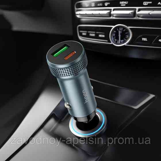 Автоадаптер блок Швидке заряджання QC PD 38W USB 18 W 3 A (hoco) Одеса