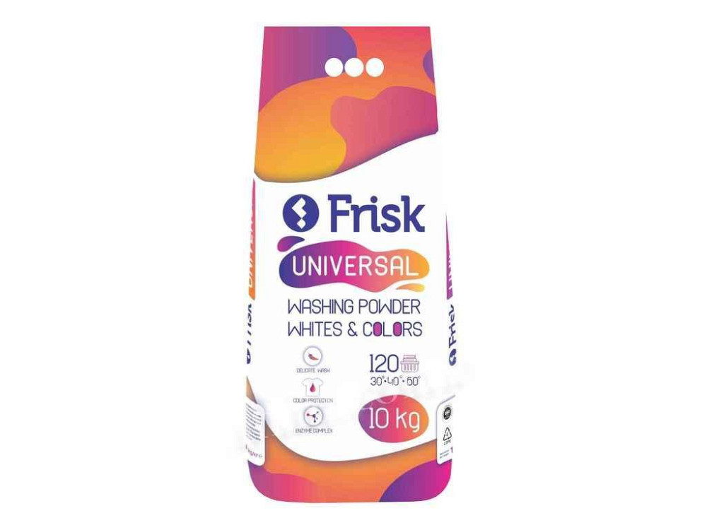 Порошок д/прання руч/авт UNIVERSAL 10кг ТМ Frisk Київ - фото 1