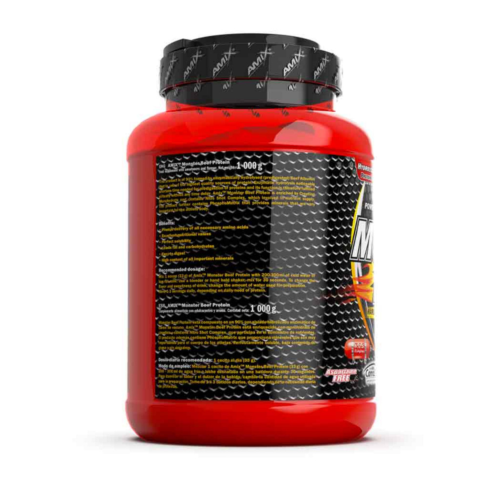 Anabolic Monster BEEF 90% Protein 1000g (Strawberry-banana) Луцк - изображение 4