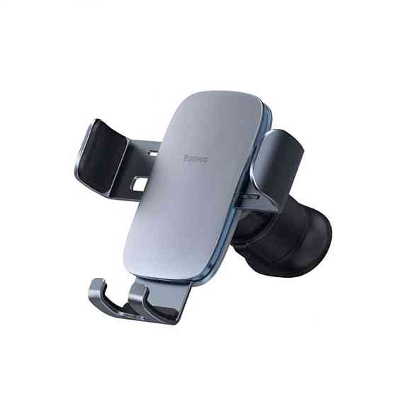 Тримач для мобiльного Baseus Metal AgeⅡ Gravity Car Mount (Air Outlet Version) Dark Grey Київ