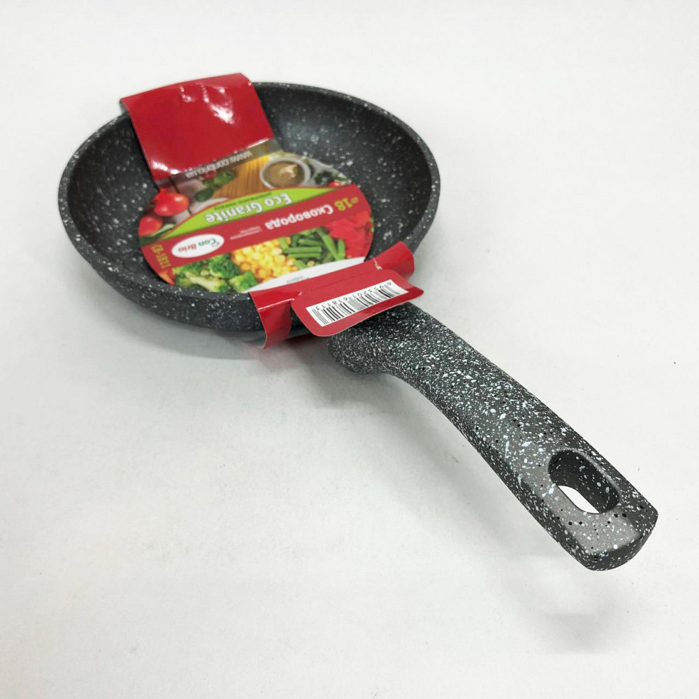 Сковорода с ручкой алюминий, Сковорода кухонная для кухни с толстым дном IV-84 Львов - изображение 9