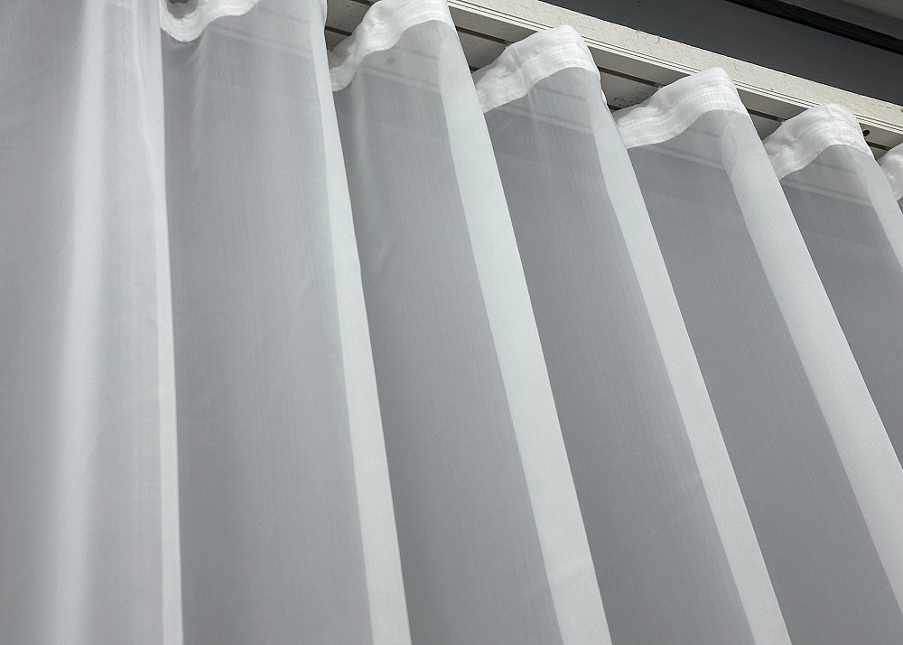 Тюль шифоновая с принтом цвет венге с белым 1761т Киев - изображение 7