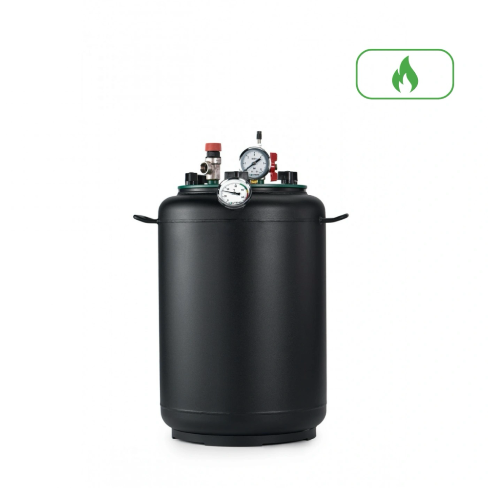 Автоклав бытовой УТех-24 на 24 банки стальной для консервирования домашний Киев - изображение 1