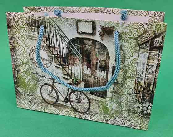 Пакет бумажный малый горизонтальный 11/18/5(арт М019) (12 шт) Харьков