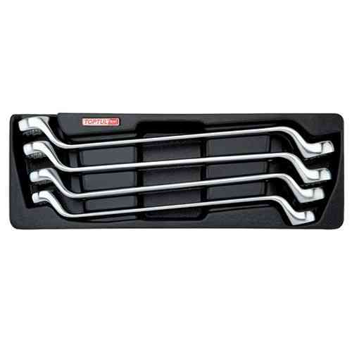 Набір накидних ключів 21-32мм (кут 75°) 4ед. (в ложементі) TOPTUL GAAT0402 Одеса