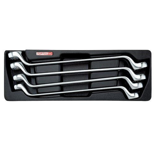 Набір накидних ключів 21-32мм (кут 75°) 4ед. (в ложементі) TOPTUL GAAT0402 Одеса - фото 1