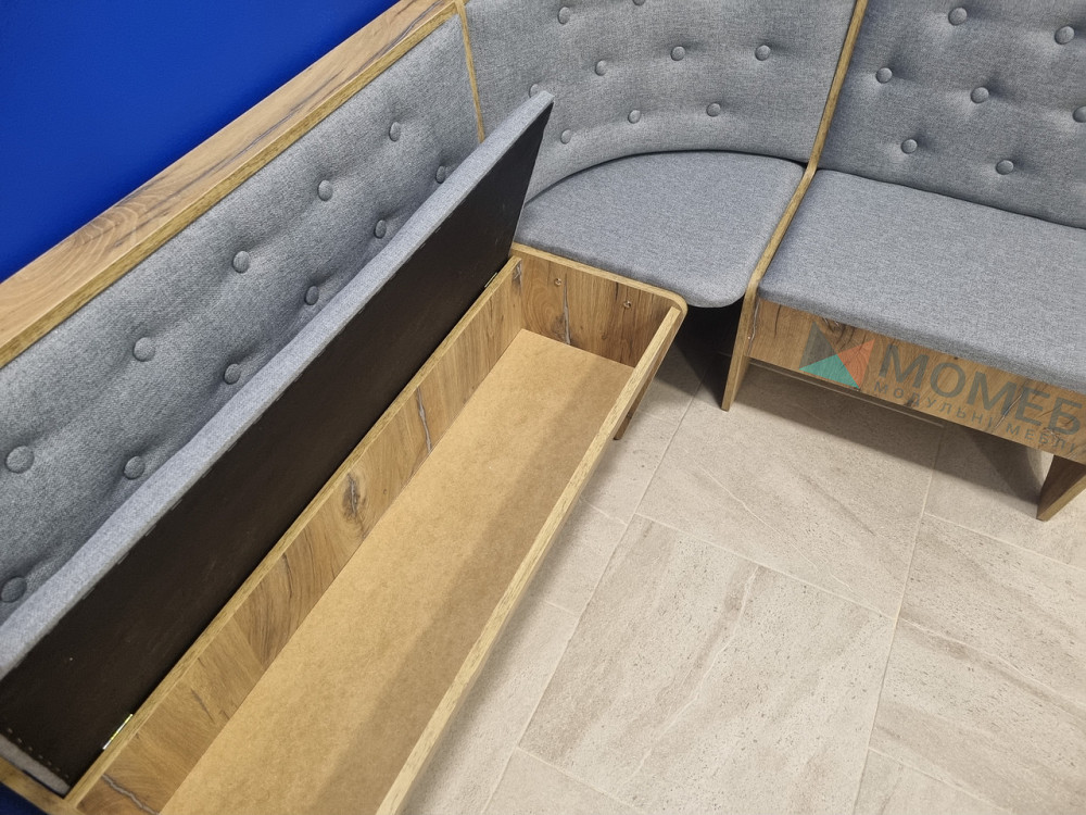 Кухонний куток, стіл та дві табуретки 154х114 см Сімейний - Дуб Флагшток Львів - фото 9