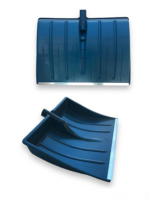 Лопата снегоуборочная Wolfmann (c алюминиевой кромкой) квадратная большая без черенка Харьков - изображение 2