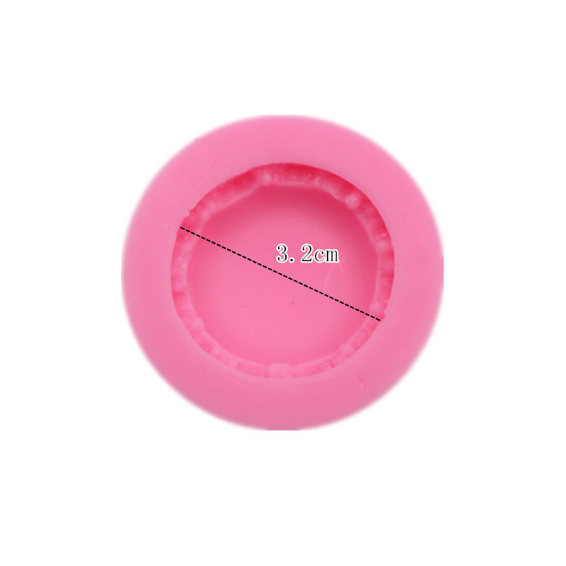 Силиконовый молд Макарун 32 мм розовый Киев - изображение 2