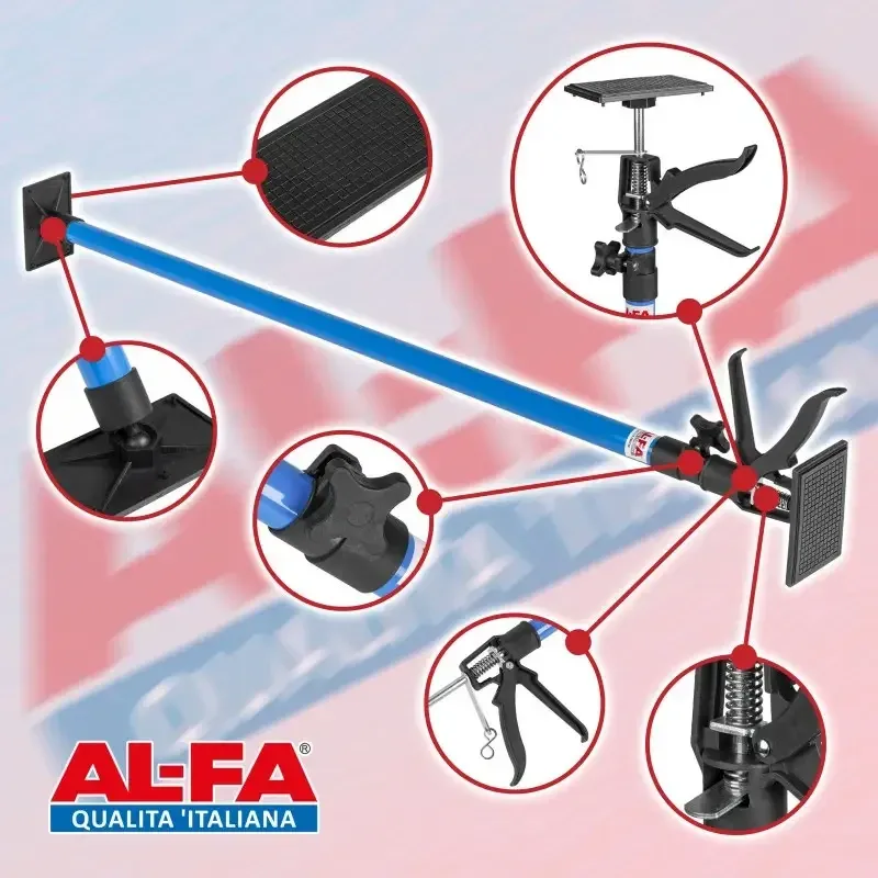 Підпори телескопічні AL-FA ALHTS2E — 2 шт, для стель і гіпсокартону, 120–290 см Львів - фото 1