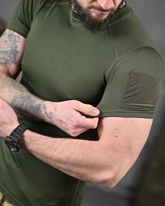 Футболка влагоотводящая commander oliva ВТ6242 Одесса - изображение 4