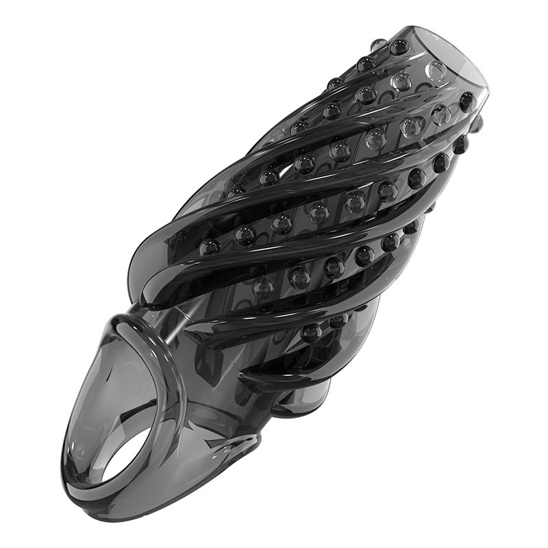 Стимулирующая насадка Meleon - Tidal Wave Locking Sleeve, PS-10 Sex Aura Киев - изображение 9