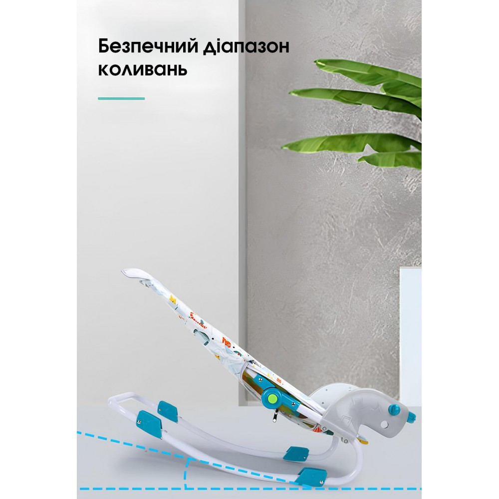 Стул детский для кормления SPOKO WKX-818 шезлонг качалка для детей малышей Киев - изображение 7