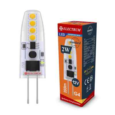 Лампочка Electrum 2W Si LC- 6 G4 4000K (A-LC-0908) Винница