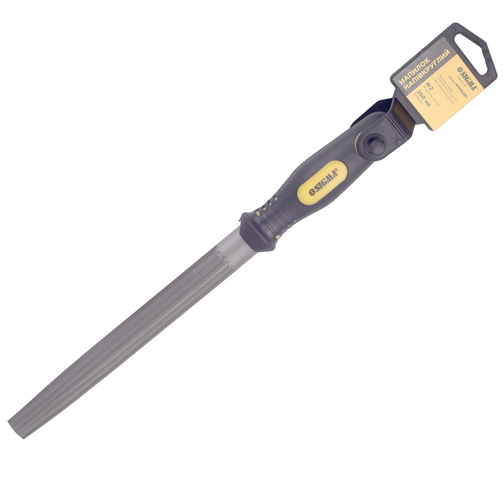 Напилок напівкруглий 200 мм No2 двокомпонентна ручка SIGMA (4406481) Київ - фото 1