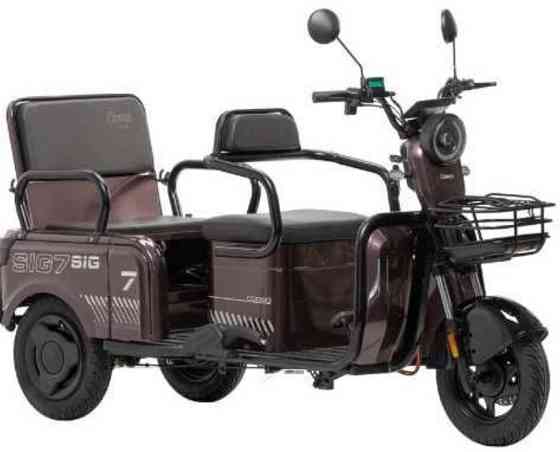 Електричний трицикл Corso SIG-8 двигун (1200W,72V/28Ah) - Коричневий. Харків