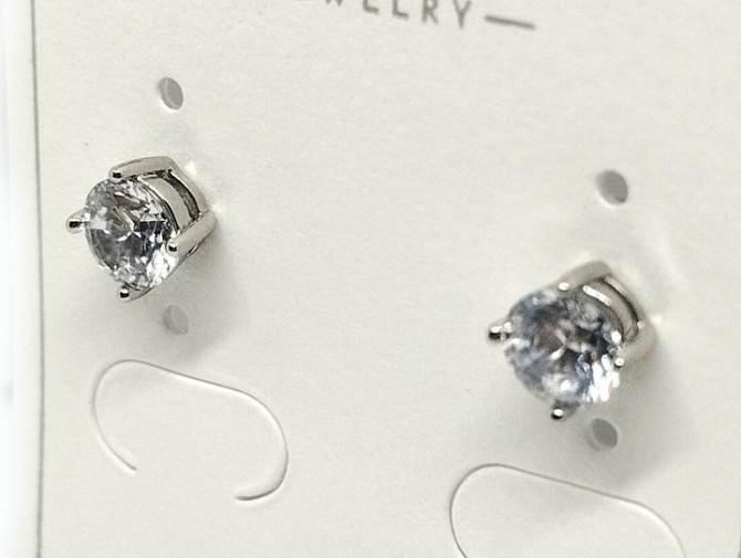 Серьги гвоздики из медицинской стали Киев - изображение 1