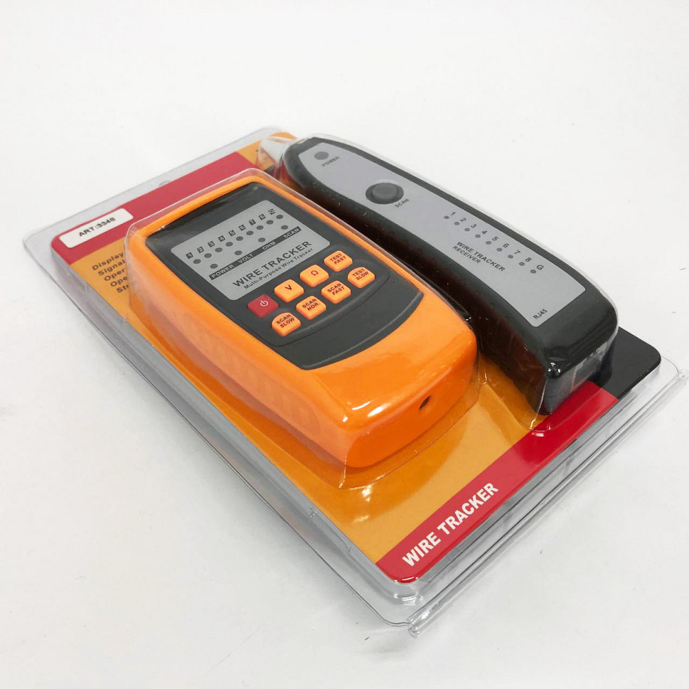 Кабельний LAN тестер трасошукач Веnеtесh GМ 6О з роз'ємами RJ-11 і RJ-45 шукач дротів індикатор проводки WU-83 Київ - фото 1