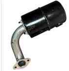 Глушитель мотоблок 175N/180N (7/9Hp) (с коленом) Мукачево