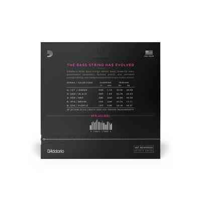 Струни для гітари D&apos;Addario NYXL Bass Regular Light 5-String / Super Long Scale (45-130) (NYXL45130SL) Вінниця