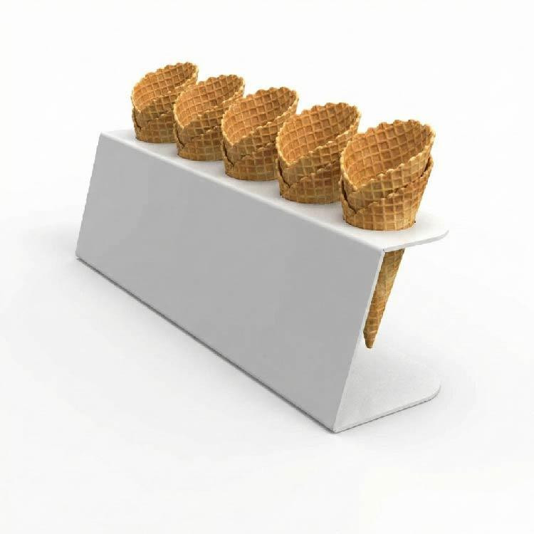 Подставка EKOSTAR под мороженное на 5шт белая Киев - изображение 1