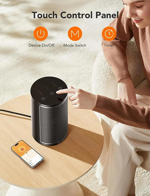 Розумний керамічний тепловентилятор GoveeLife H713C Луцьк - фото 3