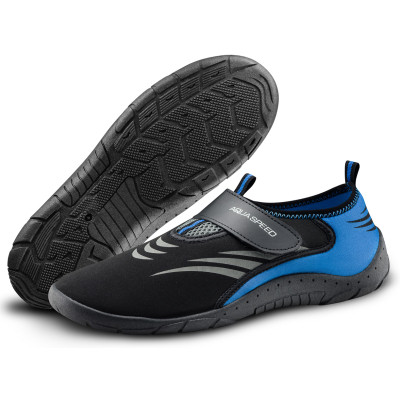 Аквашузы Aqua Speed Aqua Shoe Model 642-27B чорний, сірий, синій 39 (5908217676115) Винница - изображение 1