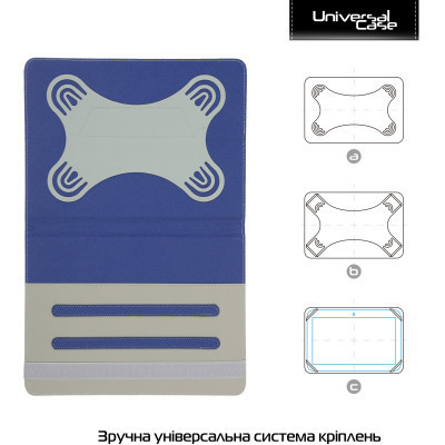 Чехол для планшета Armorstandart Elastic Band 10 Dark Blue (ARM59076) Винница - изображение 2