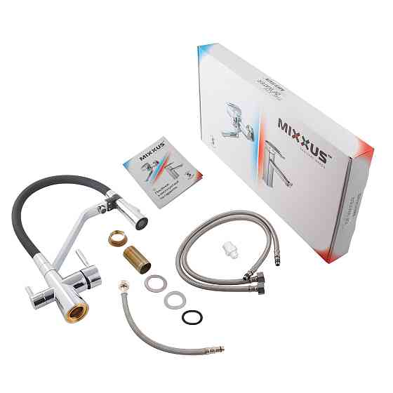 Кухонний змішувач Mixxus Premium Magnet 021 REFL.BLACK MI6973 Харків