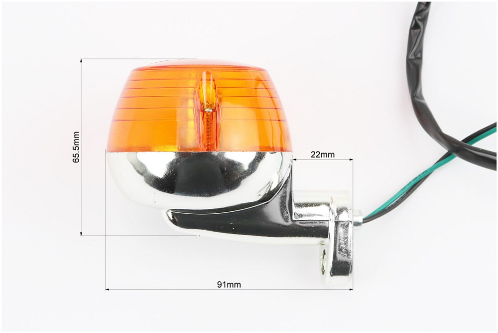 Поворотник "хром круглі" (ціна=якість) Київ - фото 3