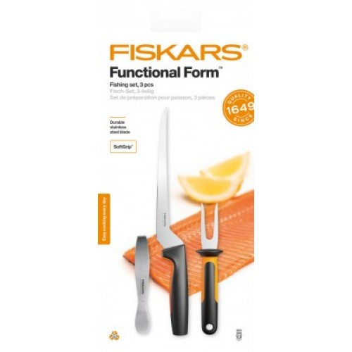 Набор Кухонных Ножей для рыбы 3 предмета Fiskars 