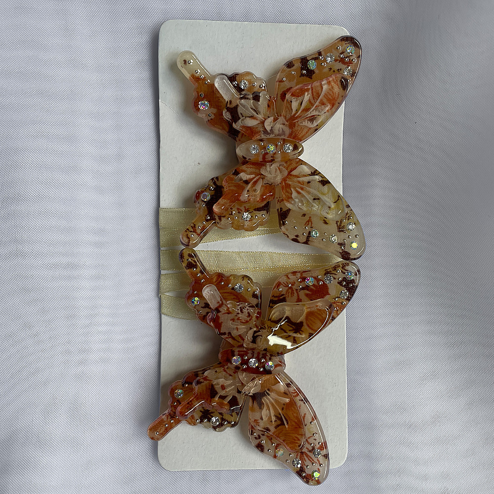 Магниты для штор и гардин Бабочка Люси набор 2 шт Терракотовый (81-170) Киев - изображение 5