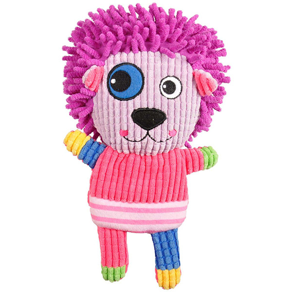 Flamingo Corduroy Lion ФЛАМІНГО ВЕЛЬВЕТОВИЙ ЛЕВ м’яка іграшка з пищалкою для собак Київ - фото 1