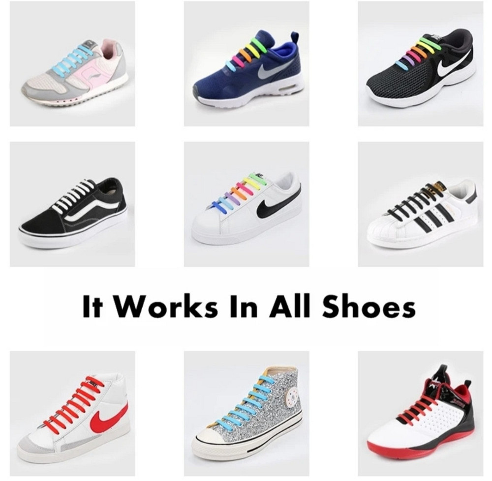 Шнурки силиконовые ленивые 12 шт Смела - изображение 13