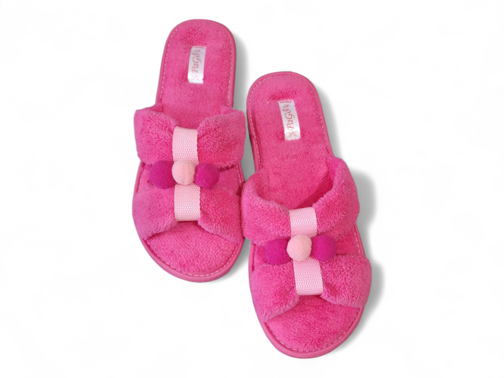 Тапочки женские домашние PaGo солоха махра розовый лаванда  солоха 25,5 см 40 р Одесса - изображение 5