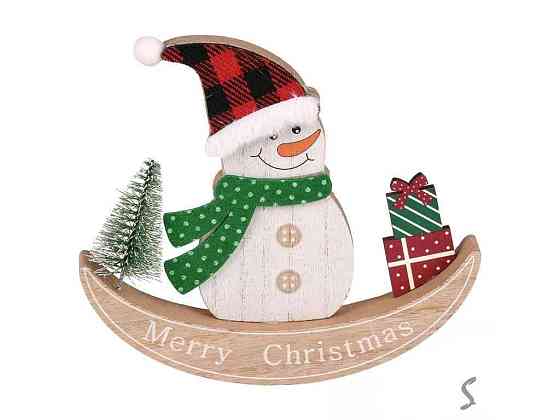 Декор новогодний 14*16см Snowman R33787 ТМ STENSON Киев