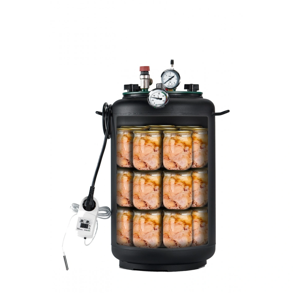 Автоклав бытовой УТех-24 electro, универсальный на 24 банки, электрический стальной домашний Киев - изображение 2