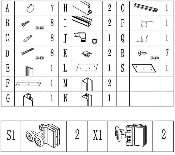Душевая квадратная кабина без поддона DUNAJEC N90MS BRAVO (1уп.) Киев