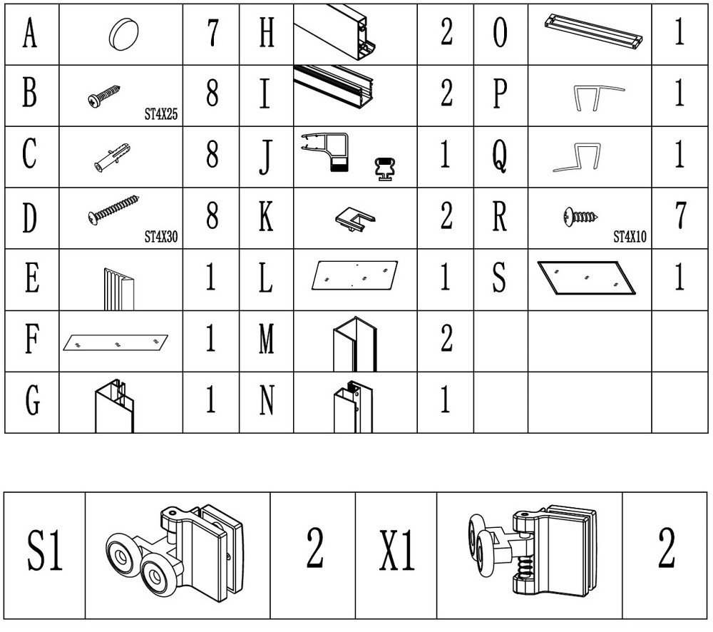 Душова квадратна кабіна без піддона DUNAJEC N90MS BRAVO (1уп.) Київ - фото 5