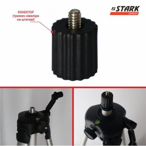 Нівелір лазерний STARK LL-202G SET зі штативом та кейсом Одесса - изображение 7