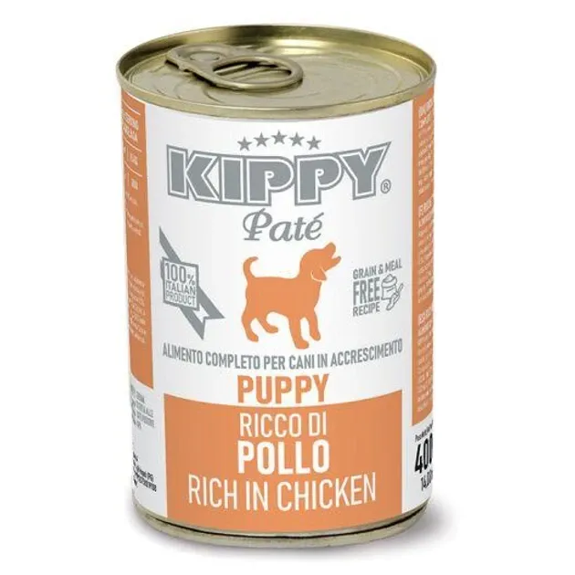 Вологий корм KIPPY Pate Puppy Chicken для цуценят з куркою у вигляді паштету 400 г Вінниця - фото 1