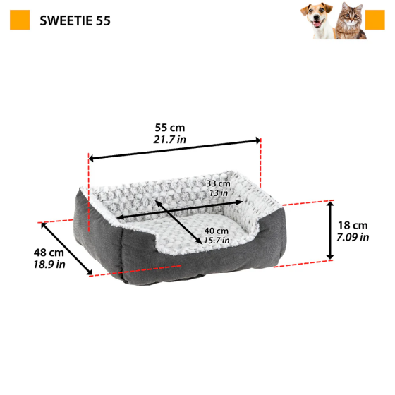 Лежанка для собак і кішок Ferplast Sweetie (Ферпласт Світі) Запоріжжя